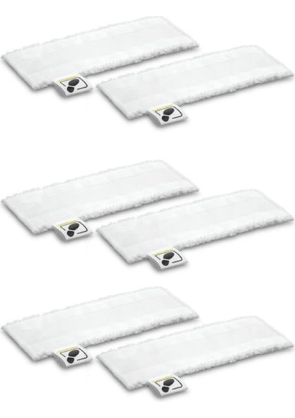 Karcher Easyfix Için 6x Kumaş Pedi 2.863-259.0 Sc1 Sc2 Sc3 Sc4 Sc5 Steam Temizleyici Aksesuarları (Yurt Dışından)