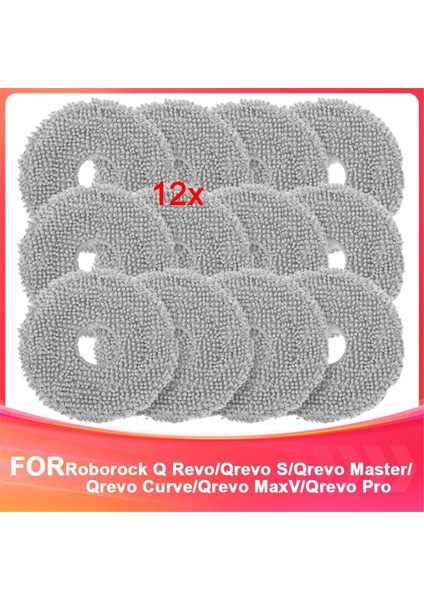 Roborock Q Revo/qrevo S/qrevo Master/qrevo Eğrisi/qrevo Maxv Için Paspas ile Uyumlu Aksesuarlar, Yıkanabilir Paspas Ped (Yurt Dışından)
