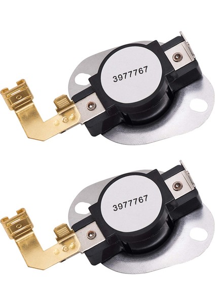 2 Pcs 3977767 Kurutucu Termostat Değiştirme Parçası - Kurulumu Kolay - 3399693 WP3977767 WP397767VP (Yurt Dışından)