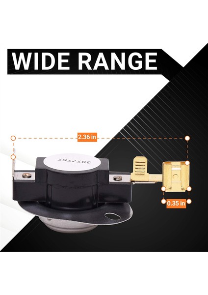2 Pcs 3977767 Kurutucu Termostat Değiştirme Parçası - Kurulumu Kolay - 3399693 WP3977767 WP397767VP (Yurt Dışından) indirimleri