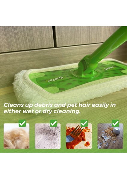 4pcs Pamuk Paspas Ped Swiffer Süpürücü Paspas Islak Kuru Pasta Bez Yıkanabilir Süpürme Doldurma Toz Paspas Kapakları (Yurt Dışından) indirimleri
