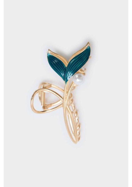 Kadın Mavi ve Inci Detaylı Mandal TOKA F8268AXNS