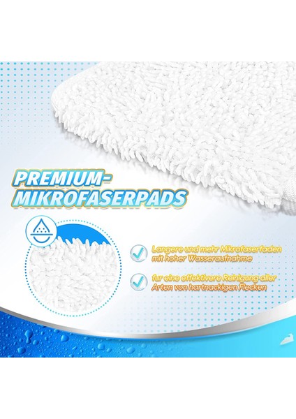 Yedek Parçalar Vileda Steam Xxl Steam Paspas Aksesuarları Için Uyumlu Mop Pad Yıkanabilir Paspas Bezi Pedleri (Yurt Dışından) fiyatları