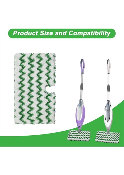 4pcs Steam Pasp Köpekbalığı S3500 Serisi S3501 S3601 S3501S S3601C Buharlı Cep Mop Mikrofiber Scrub Mop Pedler (Yurt Dışından) fırsatları