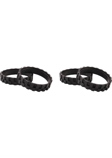 Xiaomi Için 4x Tekerlek Lastikleri 1s 1s Robot Vakum Süpürge Roborock S50 S55 S5 Max Wheels Anti-Slip Mijia Değiştirme (Yurt Dışından)