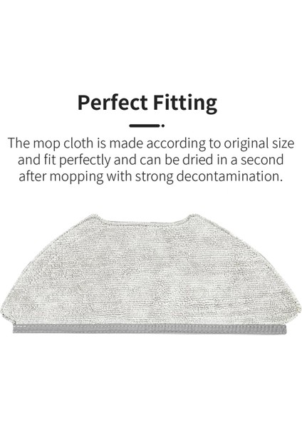 Airrobo T20 Robot Vakum Temizleyici Yedek Yedek Parçalar Yıkanabilir Paspas Bezi Için 10PCS Vakum Paspas Pedleri (Yurt Dışından) indirimleri