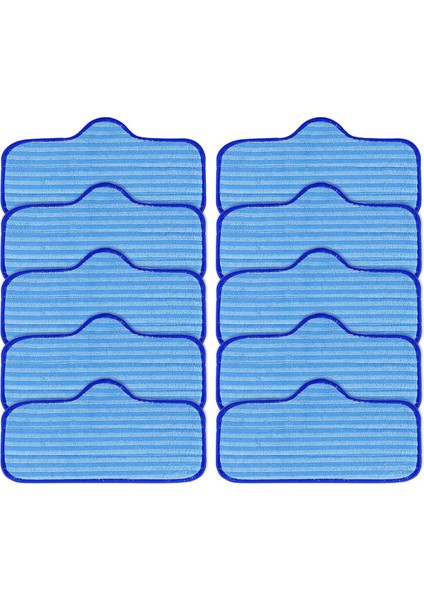 Dupray Deeat Steam Sefeer, Dayanıklı, Yeniden Kullanılabilir ve Makine Yıkanabilir Için 10 Adet Premium Mikrofiber Pedler (Yurt Dışından)