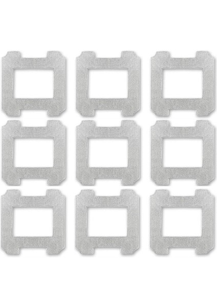 9pcs Ecovacs Için Mop Pad Aksesuarları Winbot W1/ W1 Pro Pencere Vakum Süpürge Robot Yıkanabilir ve Yeniden Kullanılabilir Mop Bezi (Yurt Dışından)