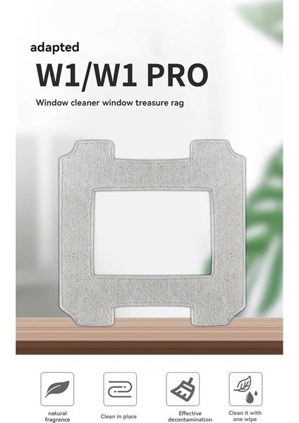 9pcs Ecovacs Için Mop Pad Aksesuarları Winbot W1/ W1 Pro Pencere Vakum Süpürge Robot Yıkanabilir ve Yeniden Kullanılabilir Mop Bezi (Yurt Dışından) fiyatları