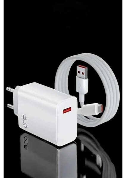Şarj Aleti Turbo Hızlı 67W Type-C Hızlı Şarj