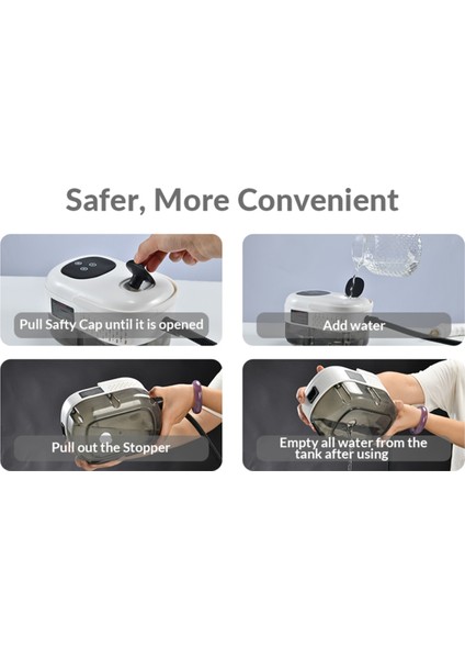 Akıllı Dokunmatik Ekranlı El Tipi Buhar Temizleyici, Ev Için Buhar Temizleyicisini Temizlemek Için Basınçlı Vapur Abd Fiş Yeşili (Yurt Dışından) indirimleri