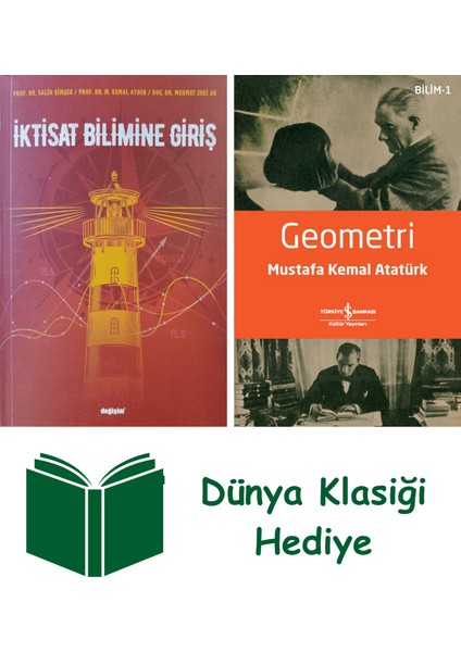 Iktisat Bilimine Giriş + Geometri + Dünya Klasiği Hediye