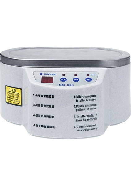 Sunshine SS-968 Gomboard Cep Telefonu Antboard LCD Ekran Akıllı Gözlükler Temizlik Makinesi Ab Fişi Için Ultrasonik Temizleyici (Yurt Dışından)