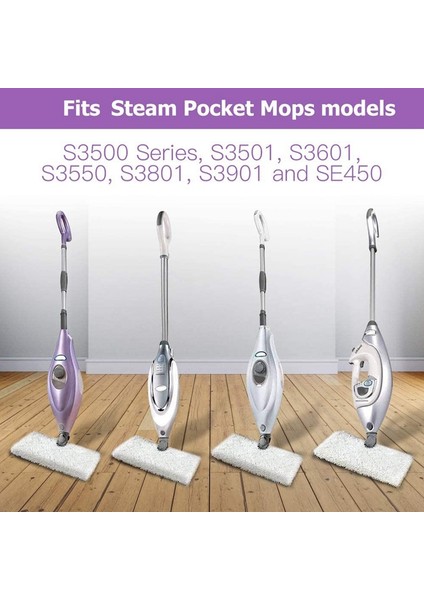 S3500 Serisi S3501 S3601 S3550 S3901 S3801 ile Uyumlu Köpekbalığı Steam Mop Pedler Için Yedek Steam Paspas Pedleri (Yurt Dışından) indirimleri