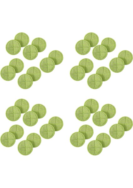 Kablosuz Elektrikli Döner Mop Süpürücü Için 40 Pcs Yedek Pedi Kablosuz Elektrikli Döner Mop Yedek Yatak Yatakta (Yurt Dışından)