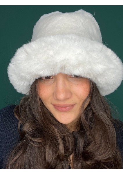 Kürk Kenarlı Yumuşak Bucket Kışlık Şapka fiyatları