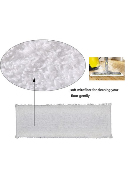 6x Buharlı Paspas Bezi, Karcher Için Easyfix Sc2 Sc3 Sc4 Sc5 Buhar Temizleyici Mikrofiber Zemin Giysileri Pedleri Bakır Fırçalar (Yurt Dışından) indirimleri