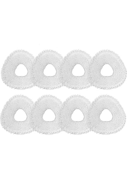8 Pcs Mop Pads Narwal J3 Robot Vakum Parçaları Aksesuarları Yeniden Kullanılabilir Mikrofiber Kumaş Silini Temizleme Kiti (Yurt Dışından)