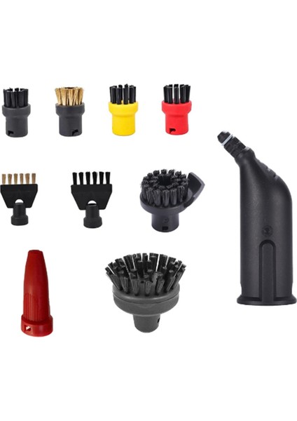 Karcher Sc1 Sc2 Sc3 Sc4 Için Steam Temizleyici Yedek Nozul Fırçası Inatçı Lekesi Naylon Fırça Nozul Setini Kaldır (Yurt Dışından)