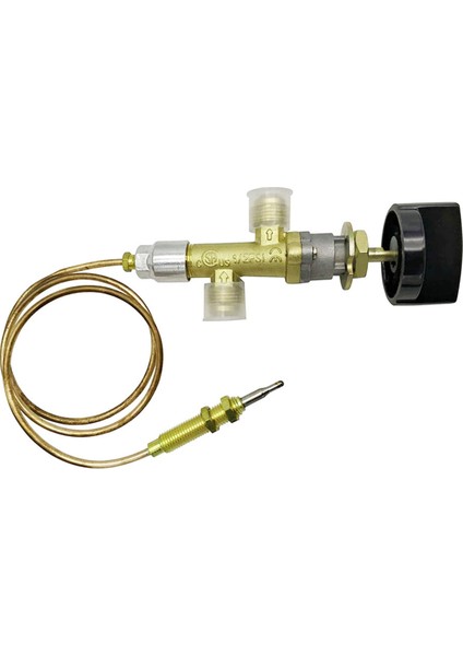 Düşük Basınçlı Propan Gaz Şömine Ateş Çukuru Alev Hatası Güvenlik Kontrol Valfi Kiti 5/8-18UNF (3/8 Inç Parlama) (Yurt Dışından)