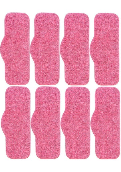 8pcs Mikrofiber Yedek Buhar Paspas Pedleri Buhar Paspas Temizleyici Yıkanabilir ve Yeniden Kullanılabilir Yedek Paspas Pedleri (Yurt Dışından)