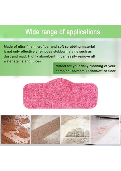 8pcs Mikrofiber Yedek Buhar Paspas Pedleri Buhar Paspas Temizleyici Yıkanabilir ve Yeniden Kullanılabilir Yedek Paspas Pedleri (Yurt Dışından) modelleri