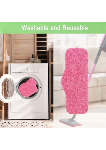 8pcs Mikrofiber Yedek Buhar Paspas Pedleri Buhar Paspas Temizleyici Yıkanabilir ve Yeniden Kullanılabilir Yedek Paspas Pedleri (Yurt Dışından) indirimleri