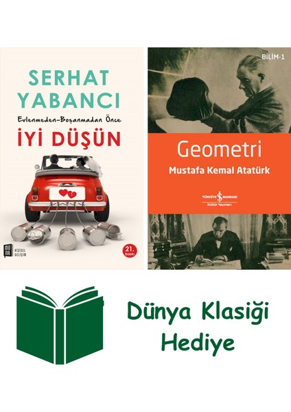Evlenmeden - Boşanmadan Önce Iyi Düşün + Geometri + Dünya Klasiği Hediye
