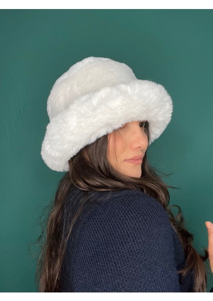 Kürk Kenarlı Yumuşak Bucket Kışlık Şapka fırsatları