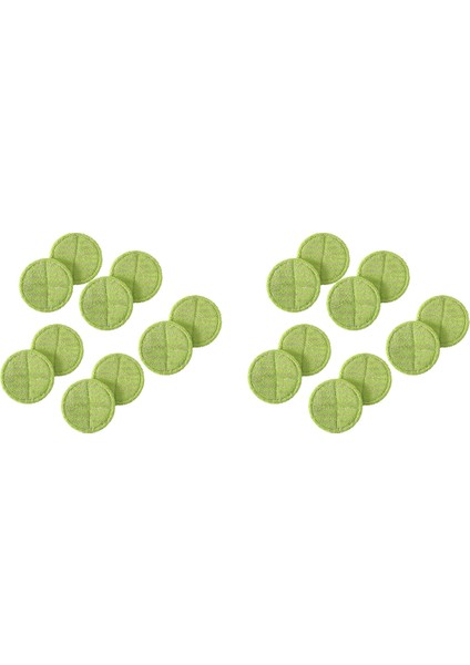 Kablosuz Elektrikli Döner Mop Süpürücü Için 20 Pcs Yedek Pedi Kablosuz Elektrikli Döner Paspas Yedek Yatak Yatak Ped (Yurt Dışından)