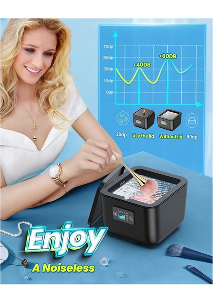 Ultrasonik Temizleyici, 45KHZ Dental Temizleyici Ultrasonik Makine 3 Zamanlayıcılar, U-V Ultrasonik Fikstür Temizleyici Us Fişi Izler Için (Yurt Dışından) fırsatları