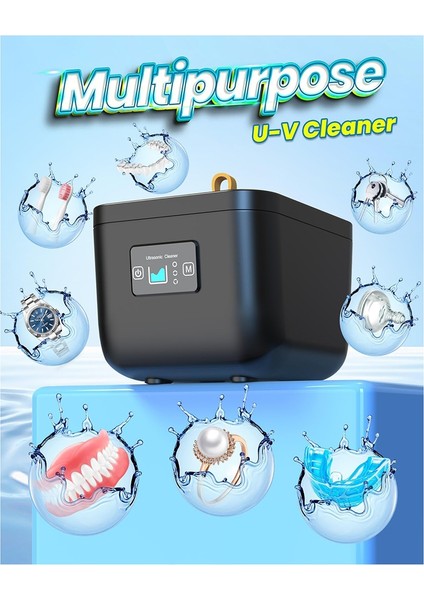 Ultrasonik Temizleyici, 45KHZ Dental Temizleyici Ultrasonik Makine 3 Zamanlayıcılar, U-V Ultrasonik Fikstür Temizleyici Us Fişi Izler Için (Yurt Dışından) indirimleri