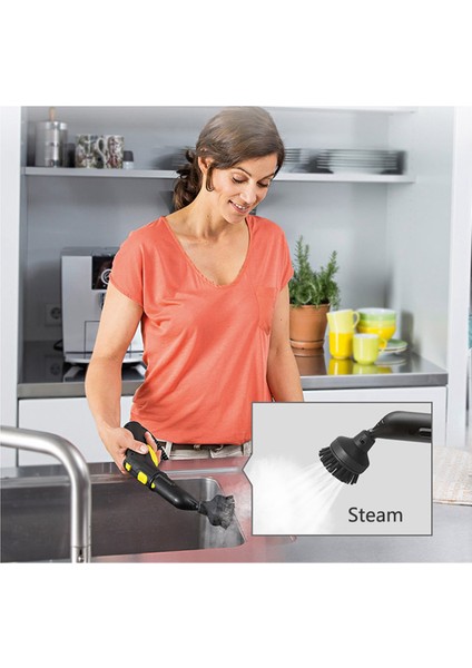 Karcher Için 2x Sc1 Sc2 Sc3 Sc4 Buhar Temizleyicisi Için Büyük Yuvarlak Fırça Temizleme Fırçası Ev Temizleme Fırçası (Yurt Dışından) fırsatları