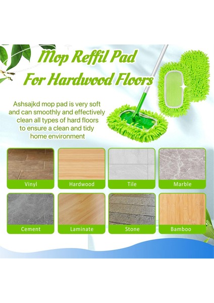 Swiffer Sweeper Mops Için Yeniden Kullanılabilir Temizleme Pedi Ev Temizleme Doldurma Padü Islak Veya Kuru Mopbürpo Mikrofiber Paspas Yeniden Doldurma Pedi (Yurt Dışından) indirimleri