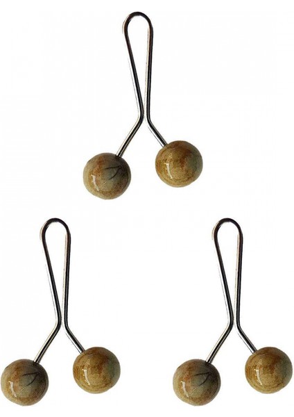 3 Adet Tesettür Eşarp ve Şal Klipsi Hardal