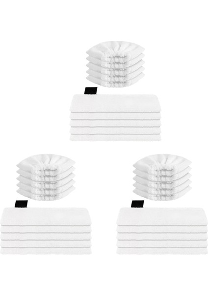 15X Yedek Buhar Paspas Bezi Için Karcher Easyfix Sc2 Sc4 Sc5 Sc5 Buhar Temizleyici Mikrofiber Zemin Giysileri (Yurt Dışından)