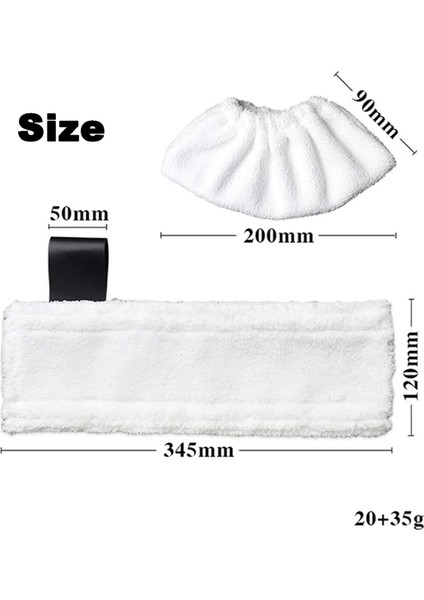 15X Yedek Buhar Paspas Bezi Için Karcher Easyfix Sc2 Sc4 Sc5 Sc5 Buhar Temizleyici Mikrofiber Zemin Giysileri (Yurt Dışından) fiyatları