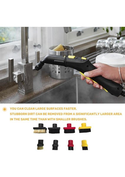Karcher Sc1 Sc2 Sc3 Sc4 Sc4 Sc7 Sc7 Steam Temiz Karar Yerleşik Nozul Fırçası Inatçı Lekesi Küçük T Fırçası Setini Çıkarın (Yurt Dışından) indirimleri