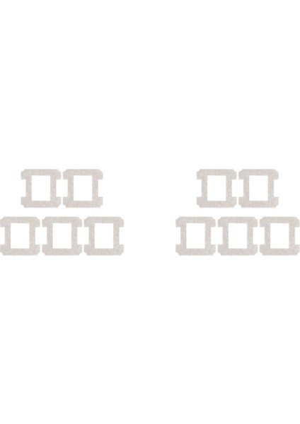 10X Temizlenebilir ve Yeniden Kullanılabilir Mikrofiber Paspas Bezleri Ecovacs Için Winbot W1 W1 Pro Pencere Temizleme Robotu (Yurt Dışından)