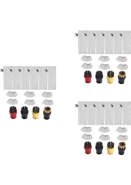 18X Mikrofiber Zemin Kumaş Seti Mikrofiber Kapak Seti Karcher Easyfix Için Renk Yuvarlak Fırçalar Sc2 Sc 3 Sc4 Sc5 (Yurt Dışından)