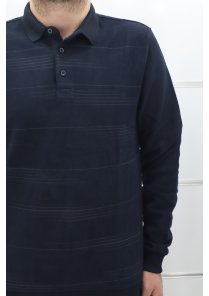 Fistan Store Erkek Desenli Spor Kesim Normal Kalıp Polo Yaka Selanik Kumaşlı Kışlık Kazak fiyatları