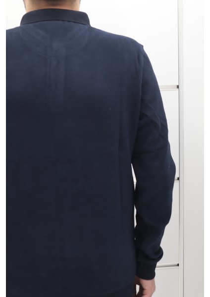 Fistan Store Erkek Desenli Spor Kesim Normal Kalıp Polo Yaka Selanik Kumaşlı Kışlık Kazak fırsatları