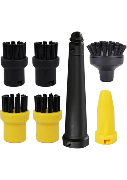Karcher Sc1-Sc5 CTK10 CTK20 Için Steam Temizleyici Aksesuar Seti, Karcher Steam Temizleyici Aksesuarları Için Yuvarlak Fırça Seti (Yurt Dışından)