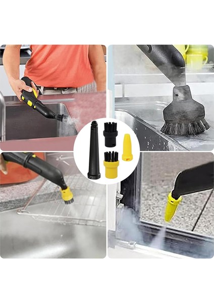 Karcher Sc1-Sc5 CTK10 CTK20 Için Steam Temizleyici Aksesuar Seti, Karcher Steam Temizleyici Aksesuarları Için Yuvarlak Fırça Seti (Yurt Dışından) fırsatları