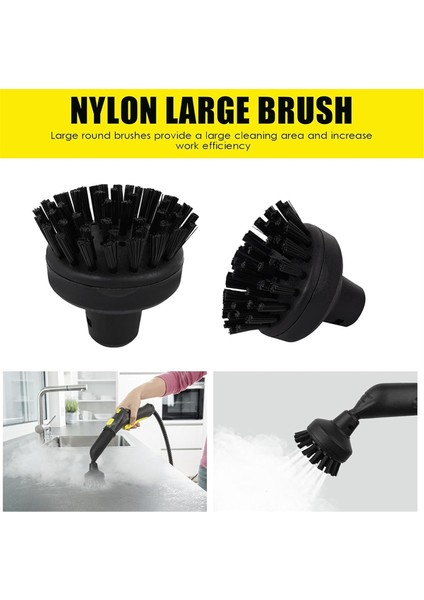Karcher Sc1-Sc5 CTK10 CTK20 Için Steam Temizleyici Aksesuar Seti, Karcher Steam Temizleyici Aksesuarları Için Yuvarlak Fırça Seti (Yurt Dışından) indirimleri