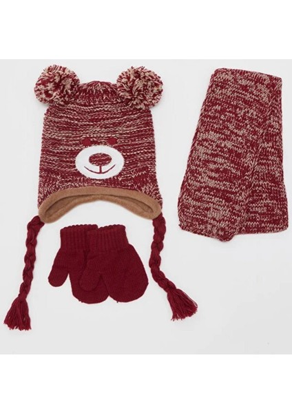Kız Çocuk ve Bebek Atkı & Bere & Eldiven Takımı