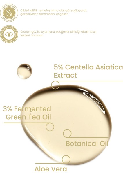 Yüz Ve Makyaj Temizleme Yağı 400ml - Nemlendirici, Sebum Dengeleyici, Cleansing Oil Vegan (%5 CICA)