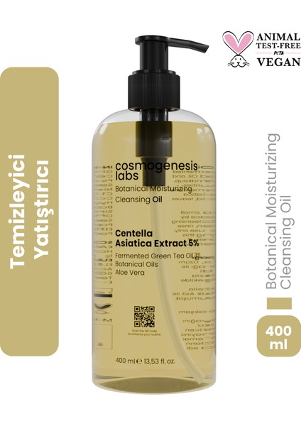 Yüz Ve Makyaj Temizleme Yağı 400ml - Nemlendirici, Sebum Dengeleyici, Cleansing Oil Vegan (%5 CICA) modelleri