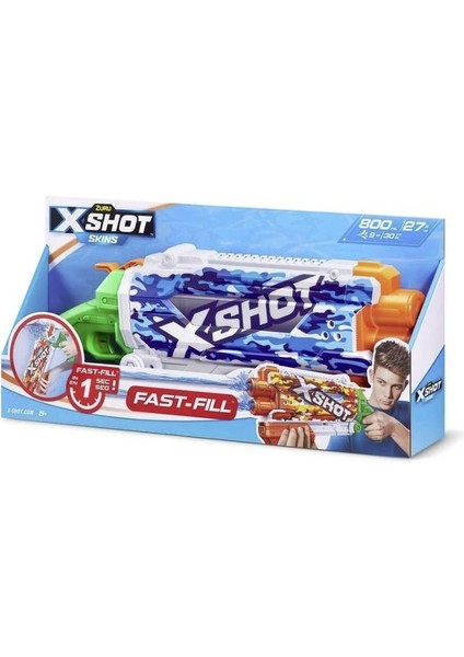 X-Shot Su Tabancası - Hızlı Doldurma Fonksiyonlu - Mavi (Lisinya) fırsatları