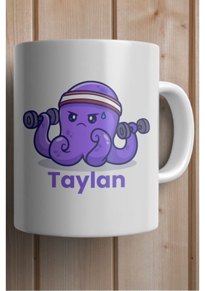 Sporcu Ahtapot Yılbaşı Hediyesi Kişiye Özel Kupa Bardak fiyatları